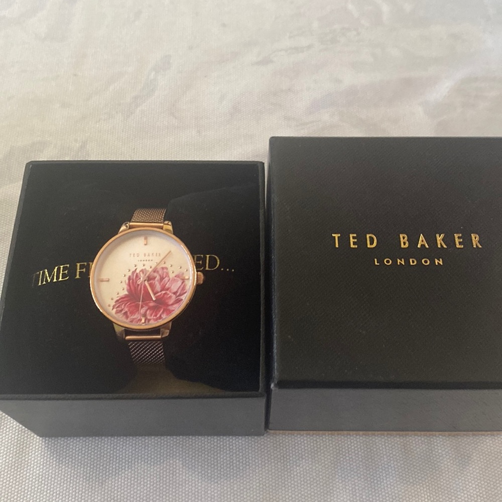 Ted a baker London rose gold watch
